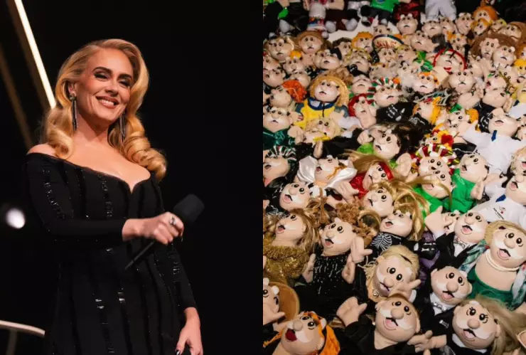 Adele presume colección de muñecos de los fans mexicanos