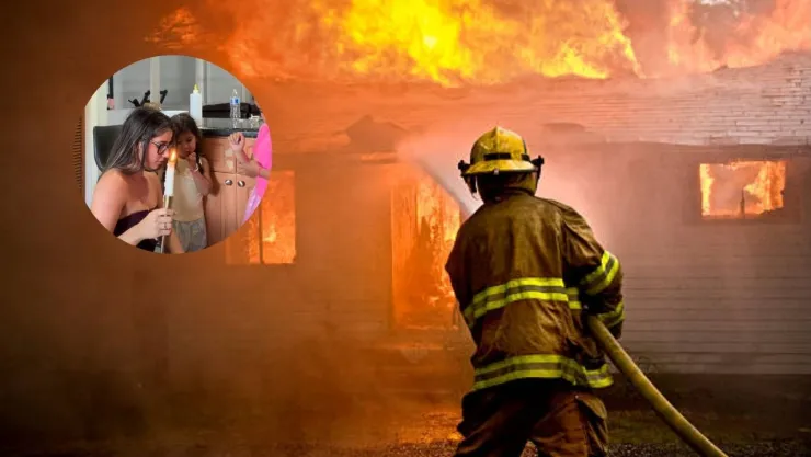 Influencer Meliza Campos detenida por presuntamente provocar incendio en su vivienda con sus hijas dentro
