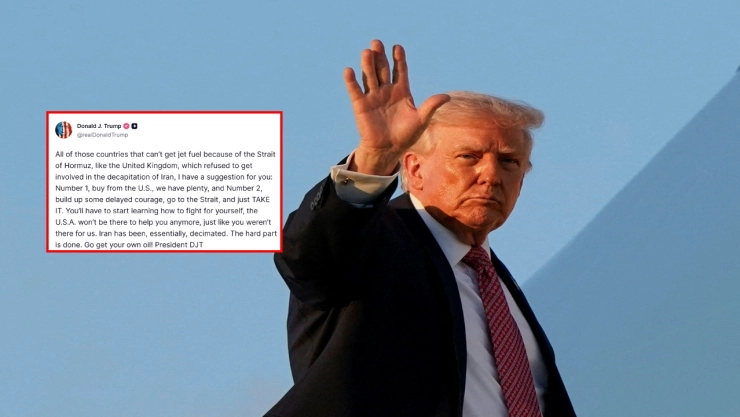 Trump lanza dura advertencia a Europa: “Tomen el petróleo por la fuerza” tras crisis en Medio Oriente