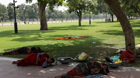Ola de calor en India deja cerca de 100 muertos