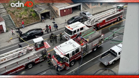 Incendio en un asilo en Oakland en EUA.
