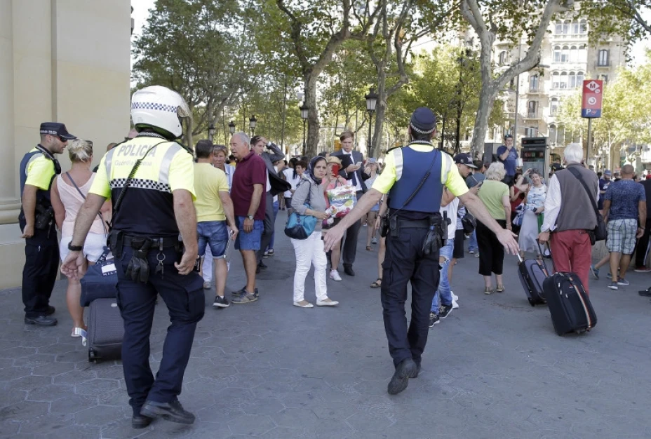 Barcelona-camioneta atropella