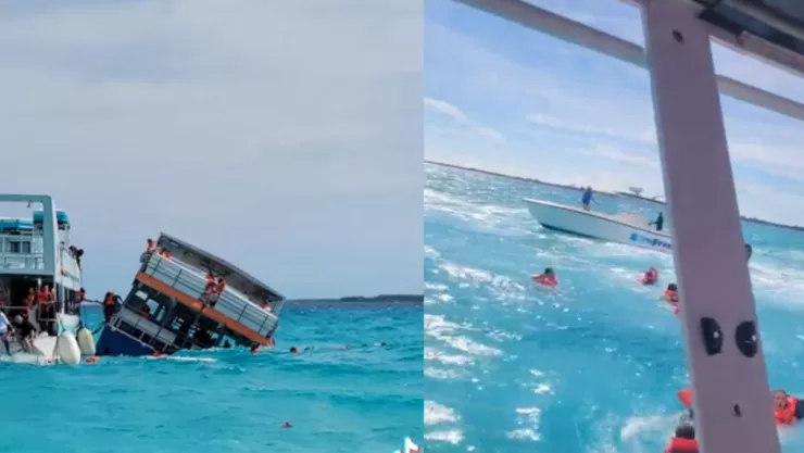 Ferry se hunde en las Bahamas