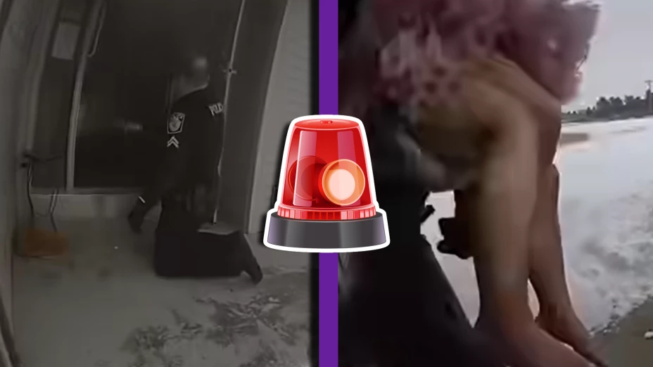 (VIDEO) ¡Héroe en Wisconsin!_ Cámara Corporal capta a policía rescatando a una niña durante un incendio mortal.webp