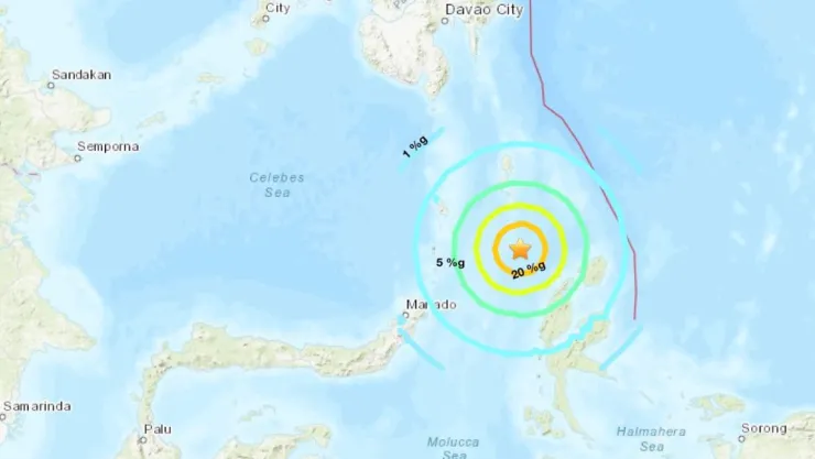 Sismo hoy de magnitud 7 sacude el este de Indonesia