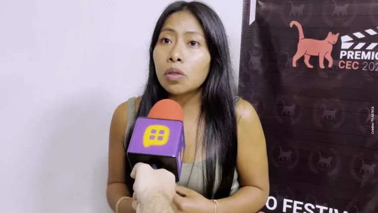 Yalitza Aparicio está contenta por regresar a las aulas de clases.