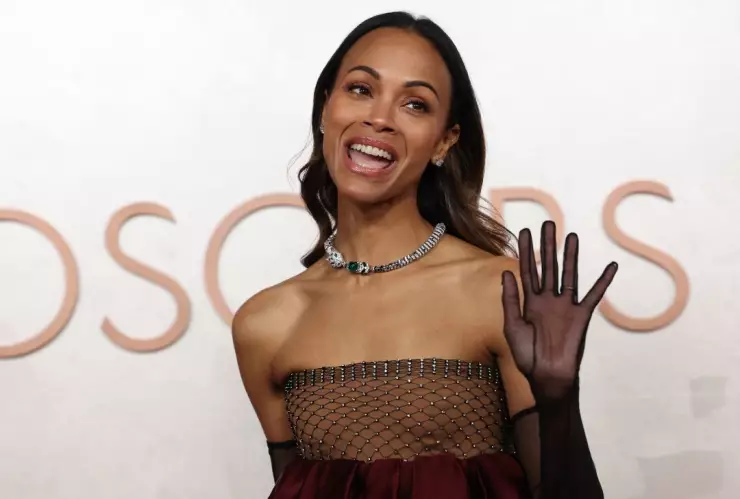Zoe Saldaña en los Premios Oscar