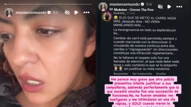 policía-justifica-actuar-de-compañeros-contra-miss-tercer-mundo
