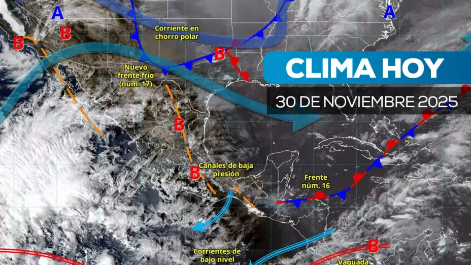 Clima en México: bajas temperaturas y nuevo frente frío