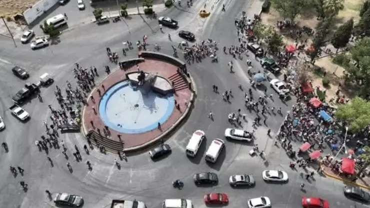 manifestación Morena