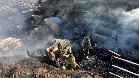 Incendio en Tijuana hoy sábado 18 de enero de 2025