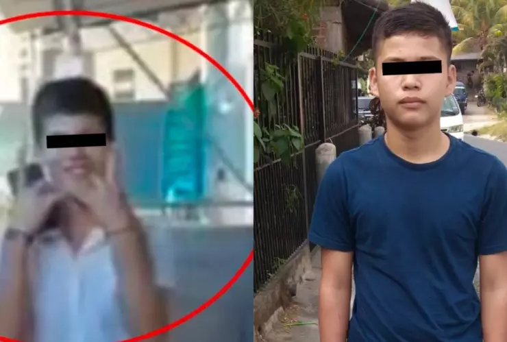 Hizo señas de pandillas en su escuela y terminó detenido en El Salvador