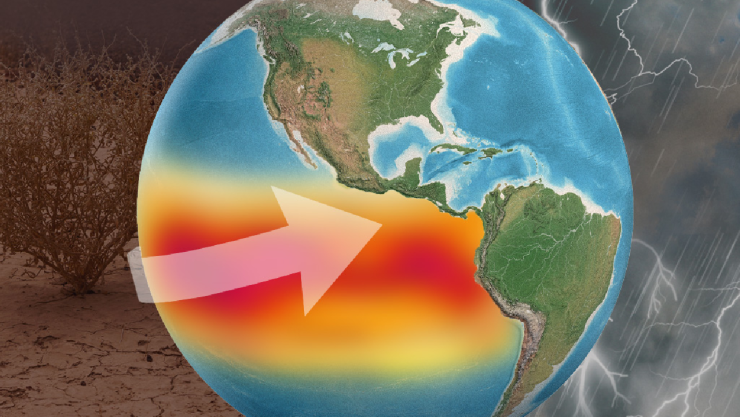 Efectos que traerá el fenómeno El Niño a México con lluvias y sequías.