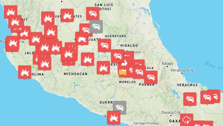 Activan mapa de bloqueos carreteros en México ¡Así puedes ver dónde se encuentran en tiempo real!