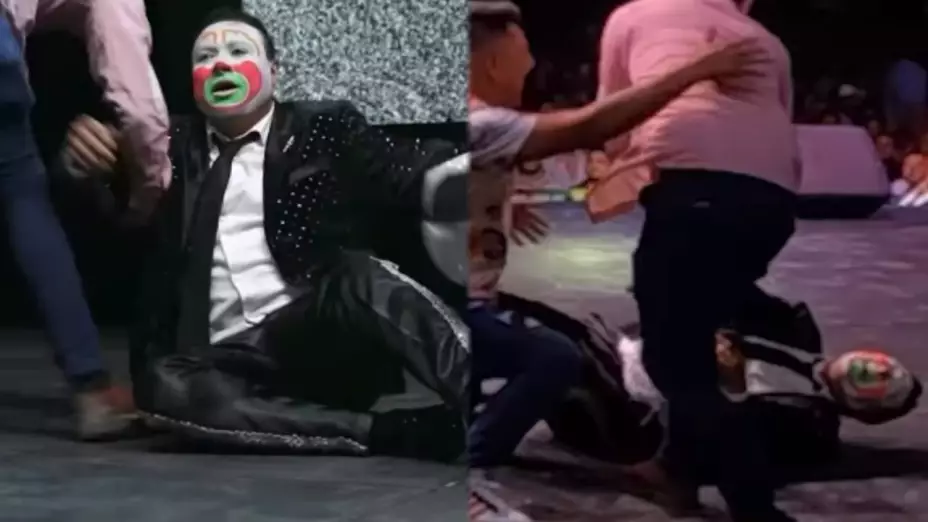 VIDEO: Así fue la brutal golpiza a Brincos Dieras en pleno show