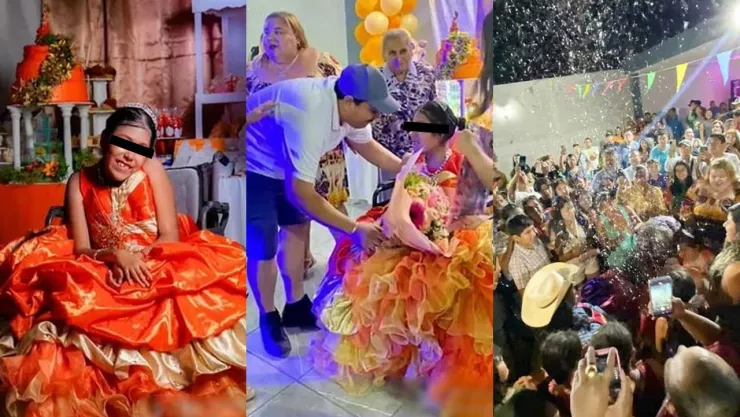 Luz Celeste, quinceañera con discapacidad es plantada por sus invitados.