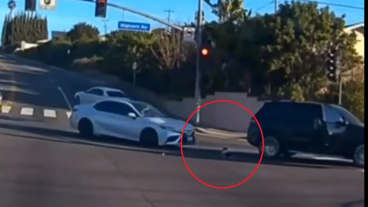 bebé sale proyectado en Califronia