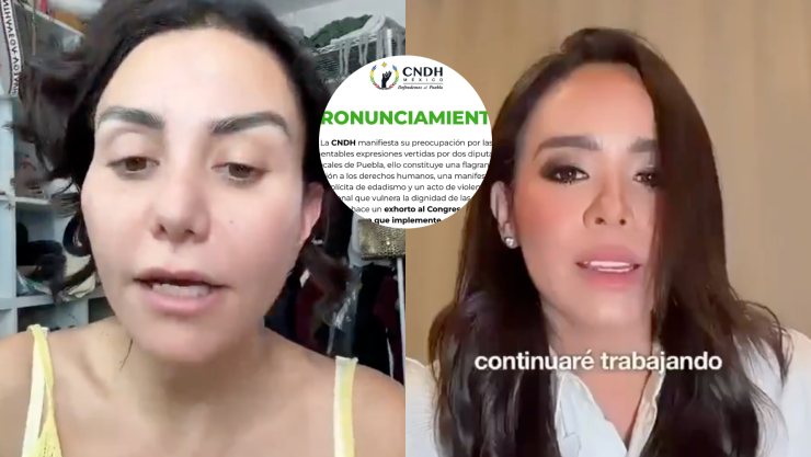 CNDH condena dichos de las morenistas Nayeli Salvatori y Graciela Palomares contra adultos mayores y manda exhorto al Congreso de Puebla