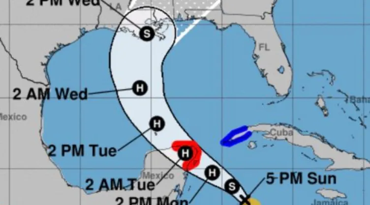Tormenta tropical “Zeta”