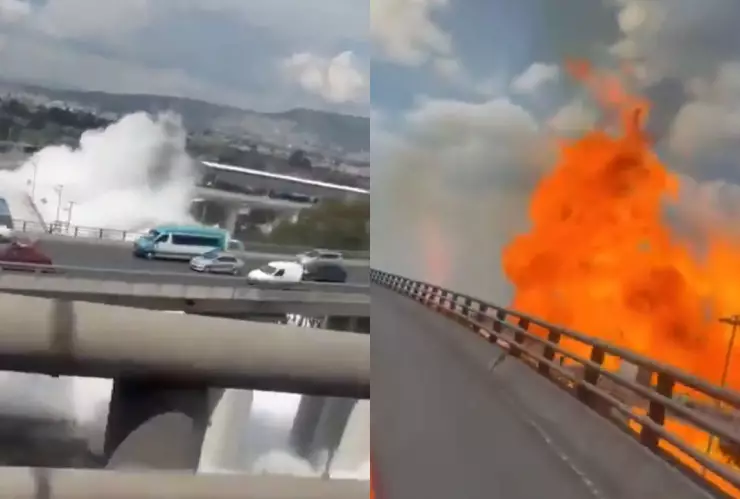 Transportadora Silza accidente en Iztapalapa.