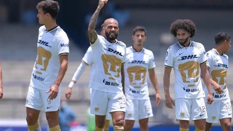 Dinenno, Dani Alves, Pumas, CU, América, alineaciones oficiales, Clásico Capitalino