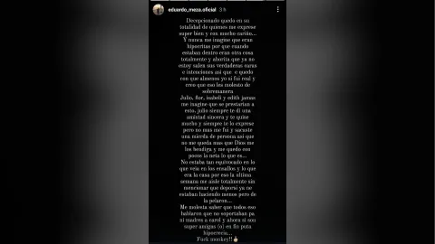 Yo sí fui real, Eduardo Meza arremete contra excompañeros académicos