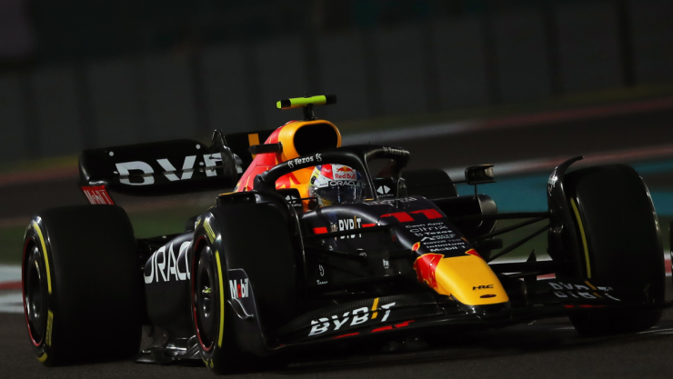 Checo P&eacute;rez en Gran Premio de Abu Dabi
