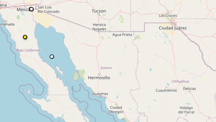 Alerta amarilla: ¿Sentiste el temblor? Se registra sismo en San Felipe