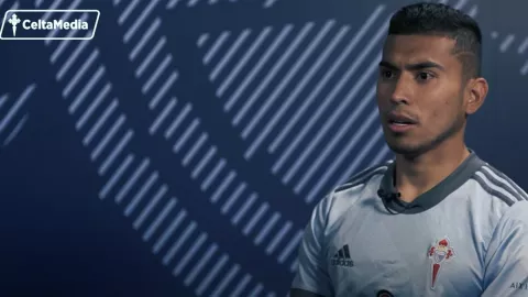 Orbelín Pineda en entrevista para el Celta