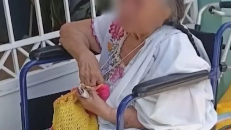 Mujer en silla de ruedas