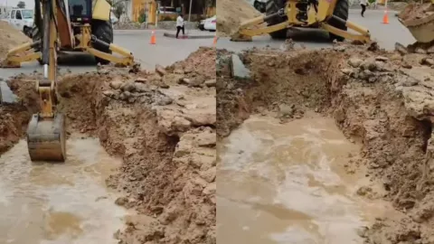 Trabajos en tubería afectan suministro en zonas de Tijuana por segundo día