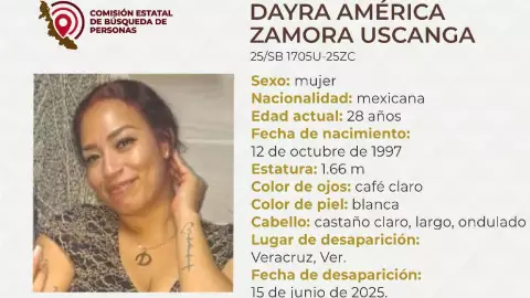 Dayra América Zamora Uscanga, reportada como desaparecida en Veracruz ¿Qué sabemos de su desaparición?