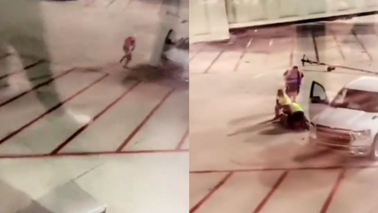 Pasajero abre puerta de emergencia de avión