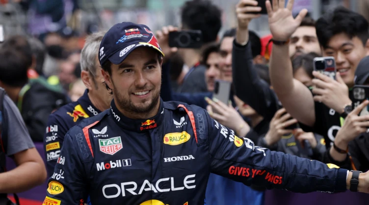 Checo Pérez al terminar el GP de China