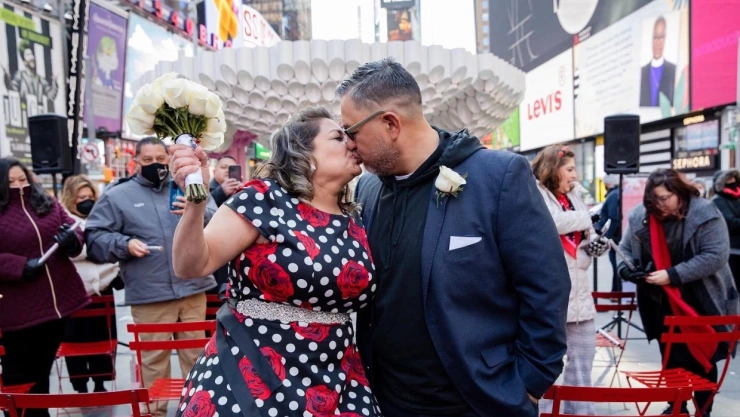 San Valentín bodas Nueva York Love is in the Square