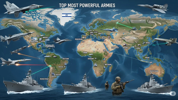 Ranking de los 15 ejércitos más poderosos del mundo; ¿Irán e Israel están en el top?
