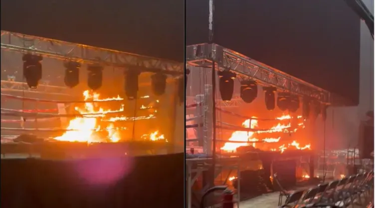 Sujetos armados incendian ring durante función de box en Hermosillo