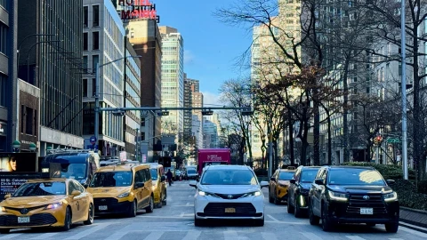 Autos en Manhattan