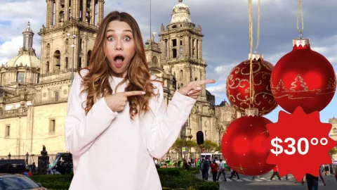 Esta es la calle del Centro Histórico CDMX para comprar adornos Navideños en 30 pesos