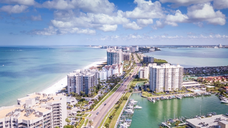 Vista aérea de Miami, Florida