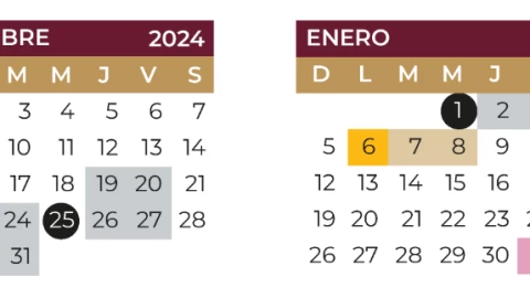 Vacaciones diciembre 2024 Morelos