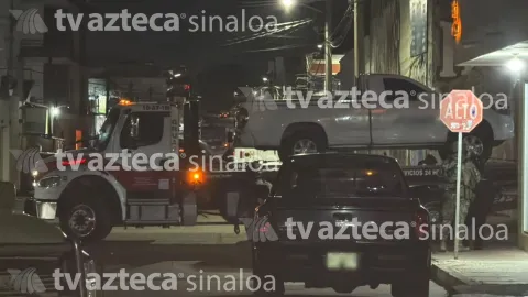 Aseguran dos camionetas en Mazatlán
