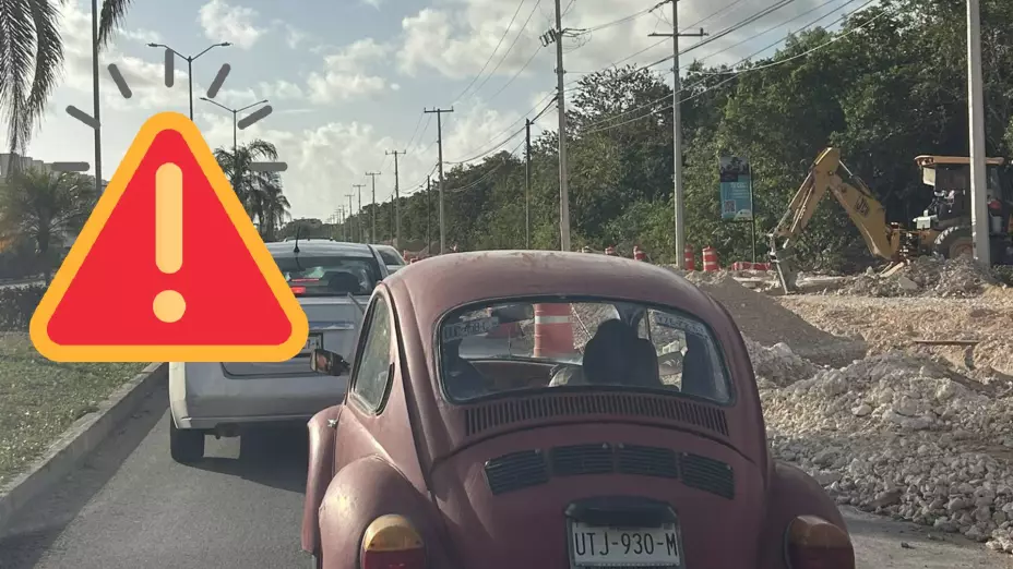 13 Cierres viales en Cancún para este 1 de julio; evita el tráfico