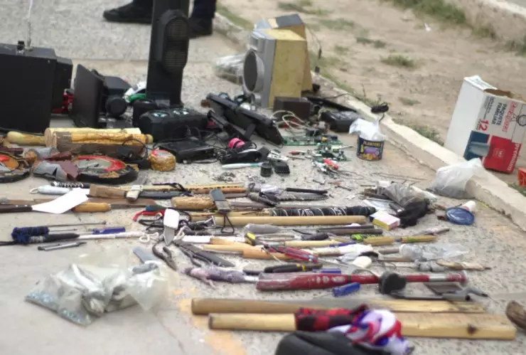 Encuentran artículos CERESO 3