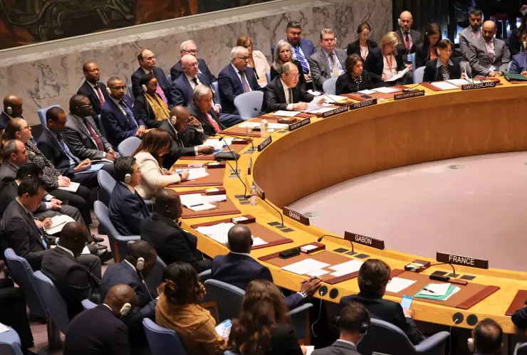 En medio de críticas por guerra en Ucrania, el canciller ruso Sergei Lavrov preside reunión sobre multilateralismo ante el Consejo de Seguridad de la ONU