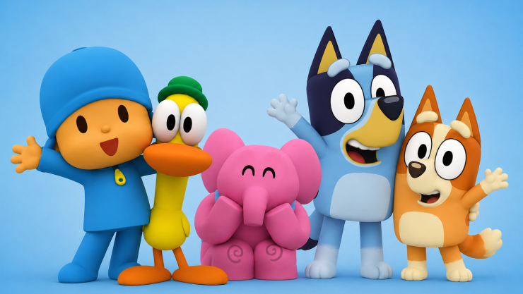 4 capítulos de Pocoyo y Bluey para aprender sobre la honestidad