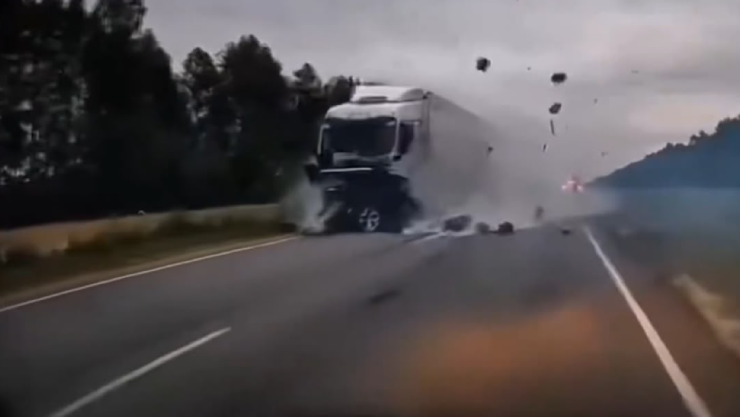 Accidente carretera Rusia