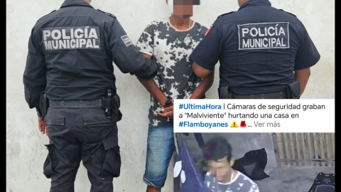 Por el presunto delito de robo a casa habitación, detuvieron a un hombre en Progreso