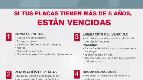 Sanciones por incumplir el reemplacamiento vehicular en Edomex