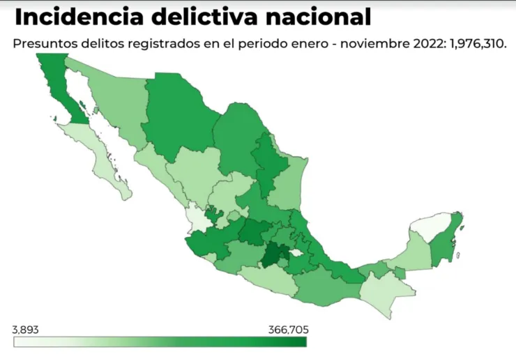 delitos 2022 México